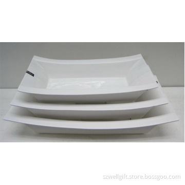 Porcelain Serve Dishes, Plate, Rectangular Bowl